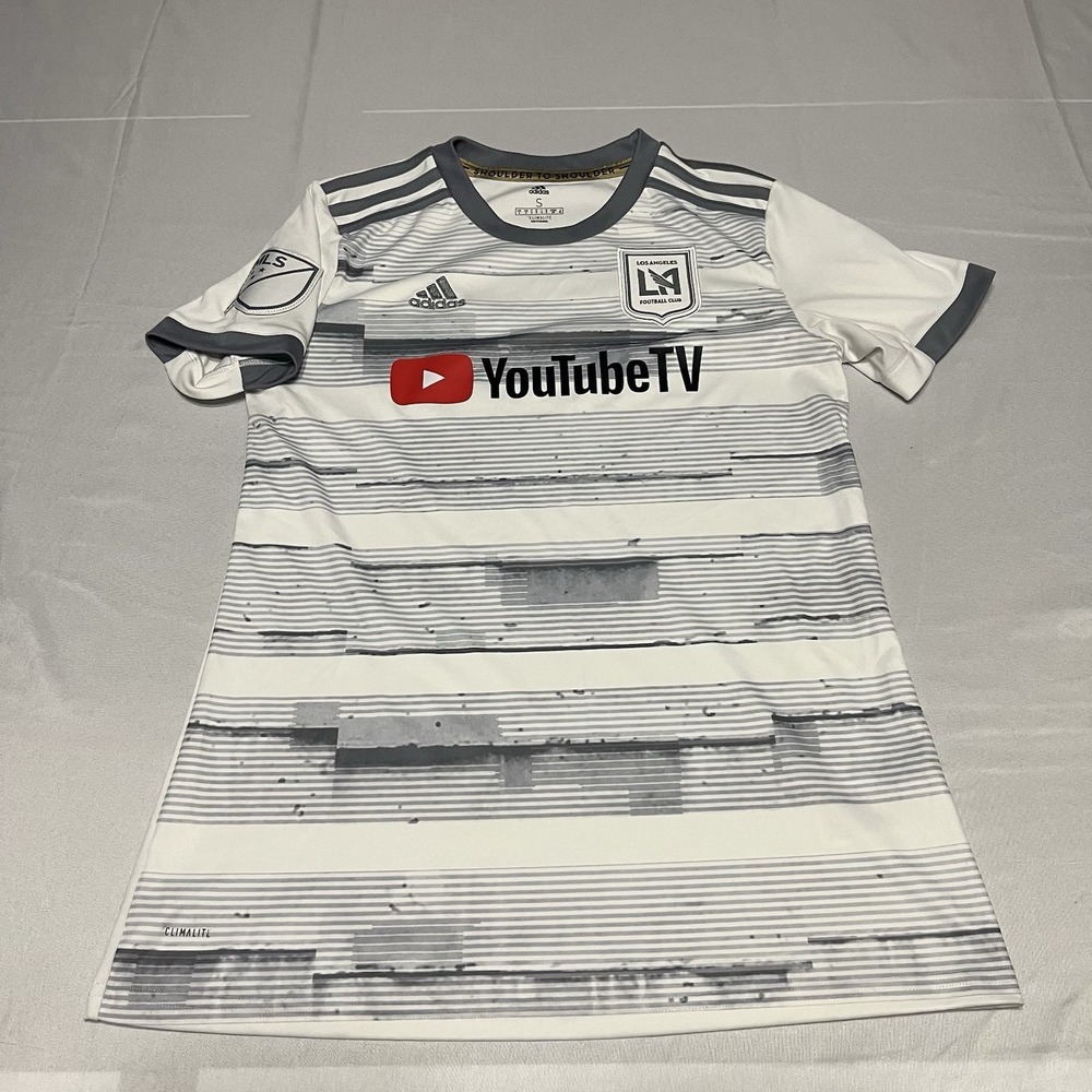 Adidas Los Angeles LAFC Away Soccer Jersey MLS White Women's Small